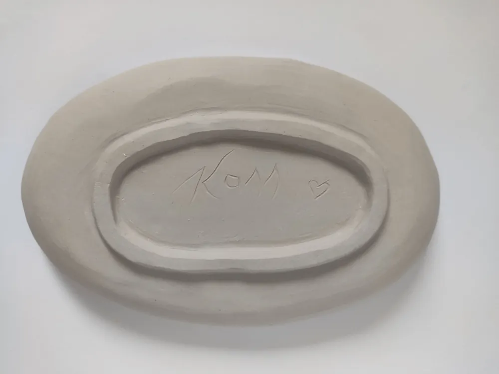 Ceramic tray "The Creator of the Moon"